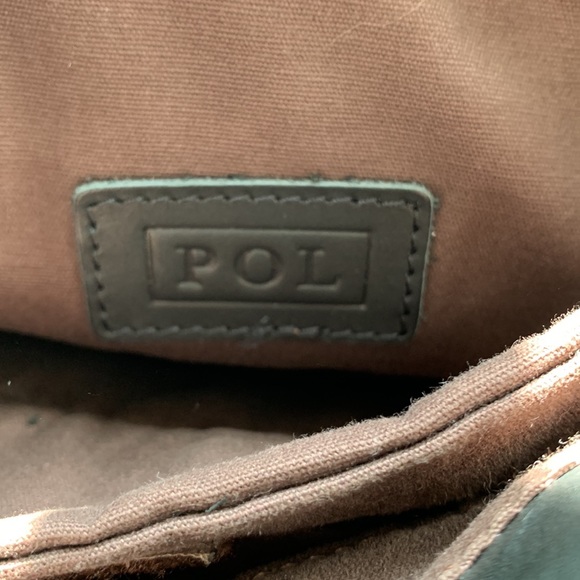 POL Hunter Green Leather Backpack - Picture 5 of 10